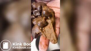 Nasty toilet poo..