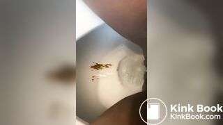 Nasty toilet poo..