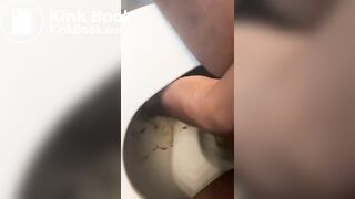 Nasty toilet poo..