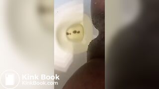 Nasty toilet poo..