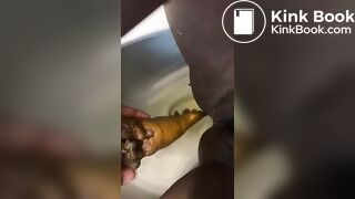 Nasty toilet poo..
