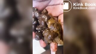 Nasty toilet poo..