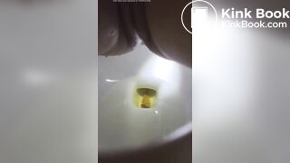 Constipated Asian Korean poop