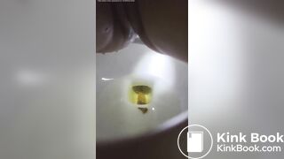 Constipated Asian Korean poop