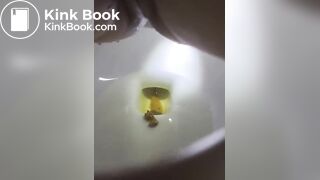 Constipated Asian Korean poop