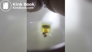 Constipated Asian Korean poop