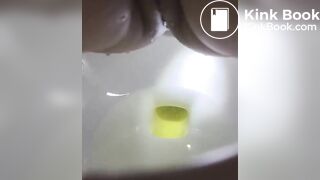 Constipated Asian Korean poop