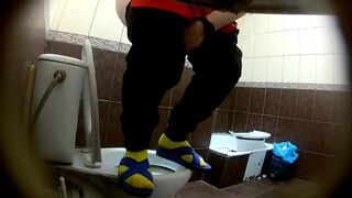 stunning pizza lady shit voyeur