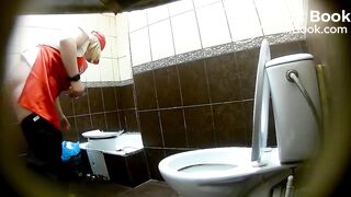 stunning pizza lady shit voyeur