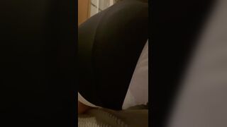 Girl small poops her diaper under her swimsuit