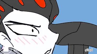 Widowmaker diarrhea in her Bodysuit.