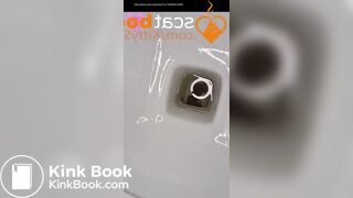 Long log toilet pov hairy prolapse