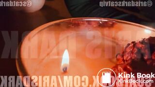 Pooping in a candle @scatdark