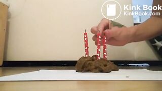 One of my favorite scat girl making shit cake