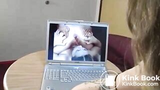 The only clip from this hot scat video