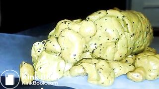 Yellow poo with seeds..