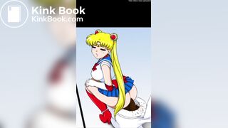 Sailor Moon defecating
