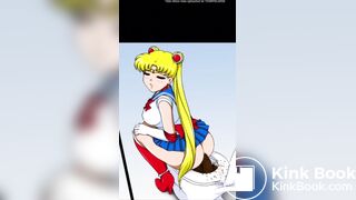 Sailor Moon defecating