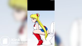 Sailor Moon defecating