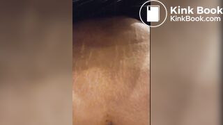 Ssbbw on toilet after hibachi