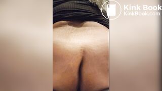 Ssbbw on toilet after hibachi