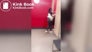 Pawg attempted to shit in a fitting room