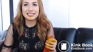 Sexy Latina Anal Play Gets Messy (ATM) Part 2