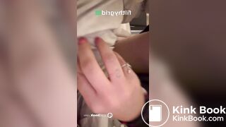 Hot girl pooping in the toilet with a great front view
