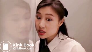 Constipated woman scene