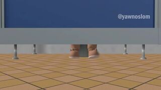 Uzaki Clogs The Toilet