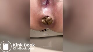 super hot girl frontal hard poop