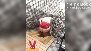 Full time human toilet - video 2