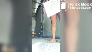 Ebony poops in Storage Facility