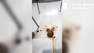 awesome scat fingering and eating