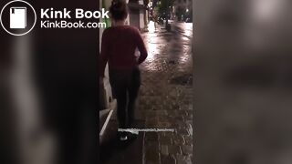 Drunk girl public liquid wet fart shit..