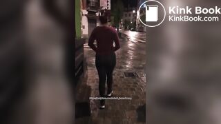 Drunk girl public liquid wet fart shit..