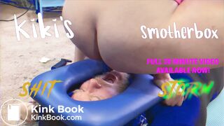 Kiki's Smotherbox Shitstorm! Blonde Bimbo Brat's Butt!