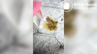 Hot girl making shit drink