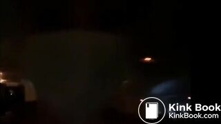 Girl shits on airplane toilet seat and pisses on sink