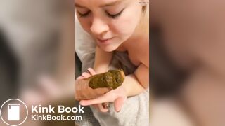 Sucking the shit off his dick