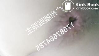 Girl FILLS the toilet!