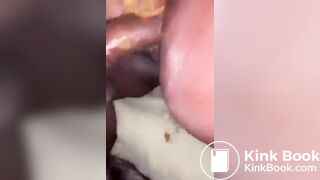 Nasty poopy shit anal