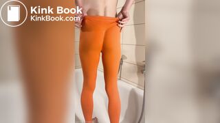 Preview Femboy Scrunch Leggings Panty Poop Enema