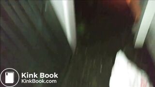 One of my favorite scat girl shitting outside