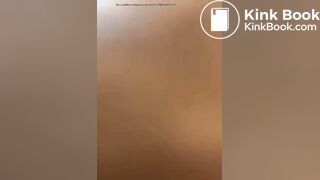 Hot girl shits on kitchen floor