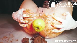 DIRTY APPLE GAPES (Anal, Scat, Food, Orgasm, Poop)