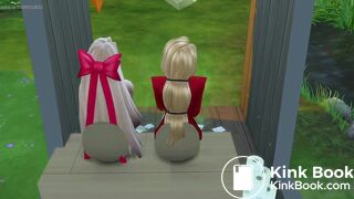 Charlie and Vaggie take a dump in a outhouse