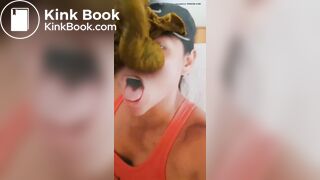 Shitting on asian girlfriends face