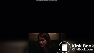 Dr Rose Cotter using the bathroom at a party