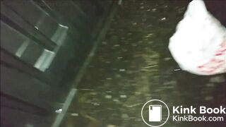 Women shitting outside